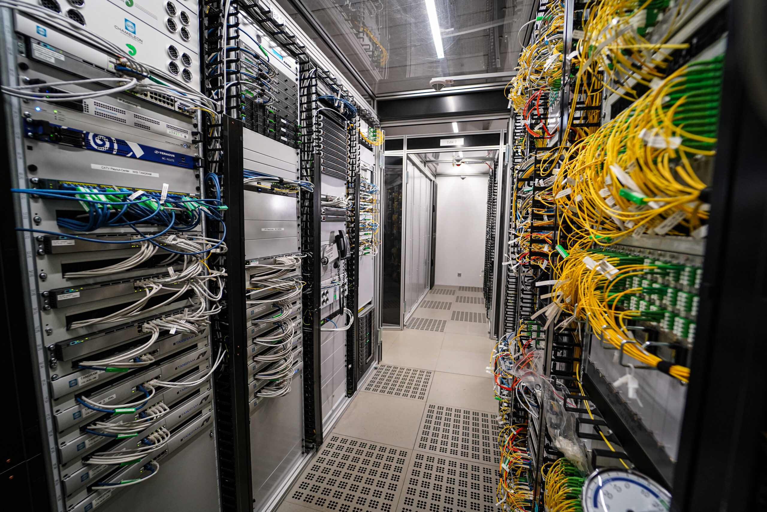 Eigene Serverinfrastruktur von badata in einem Bremer ISO/IEC-27001-Rechenzentrum